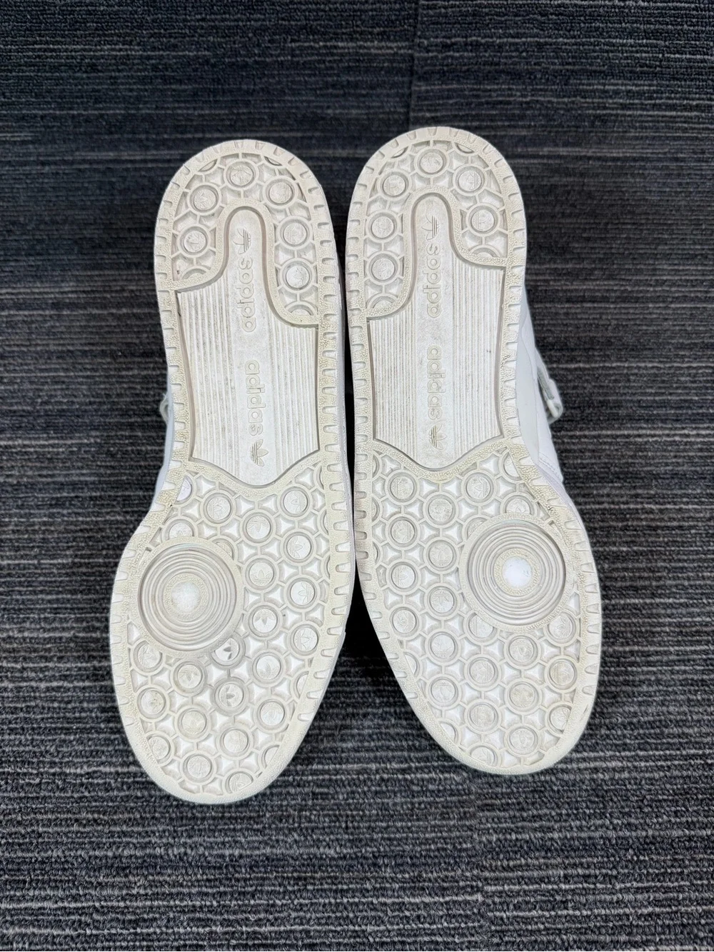 adidas Forum 84 Low Triple White Leather Shoes Men’s 9.5